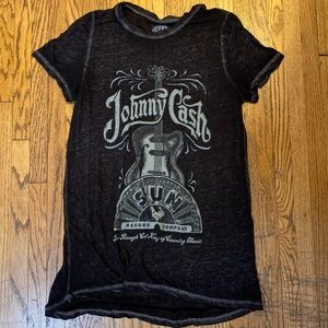Short Sleeve Vintage Jonny Cash Shirt